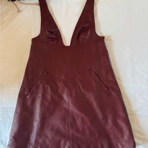 Urban outfitters leather dress size s